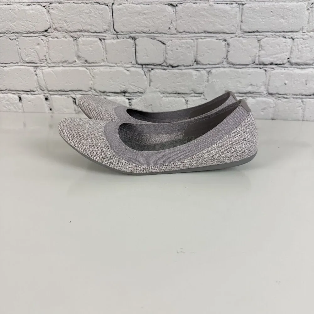 Allbirds Tree Breezer Ballet Flats Wool Knit Women US 10 Washable Hazy Mauve